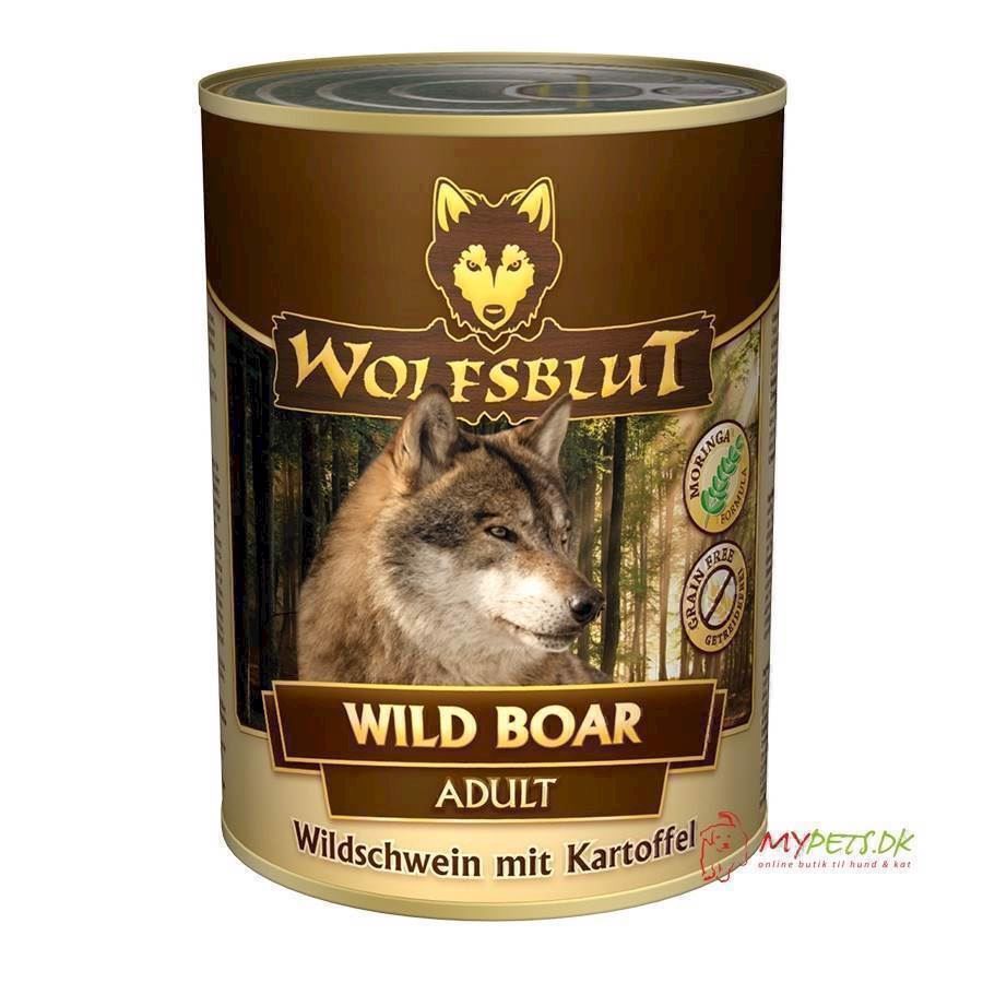 WolfsBlut Wild Boar Adult dåsemad, 395 gr.
