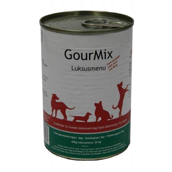 Gourmix hundefoder dåsemad med oksekød