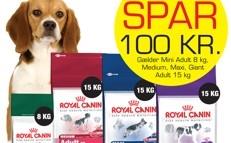 Spar 100 kr. tilbud på Royal Canin