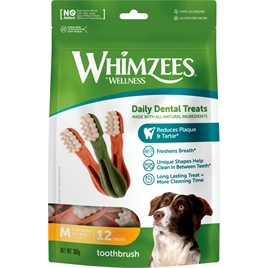 Whimzees Toothbrush Star M, 12 stk, 360g