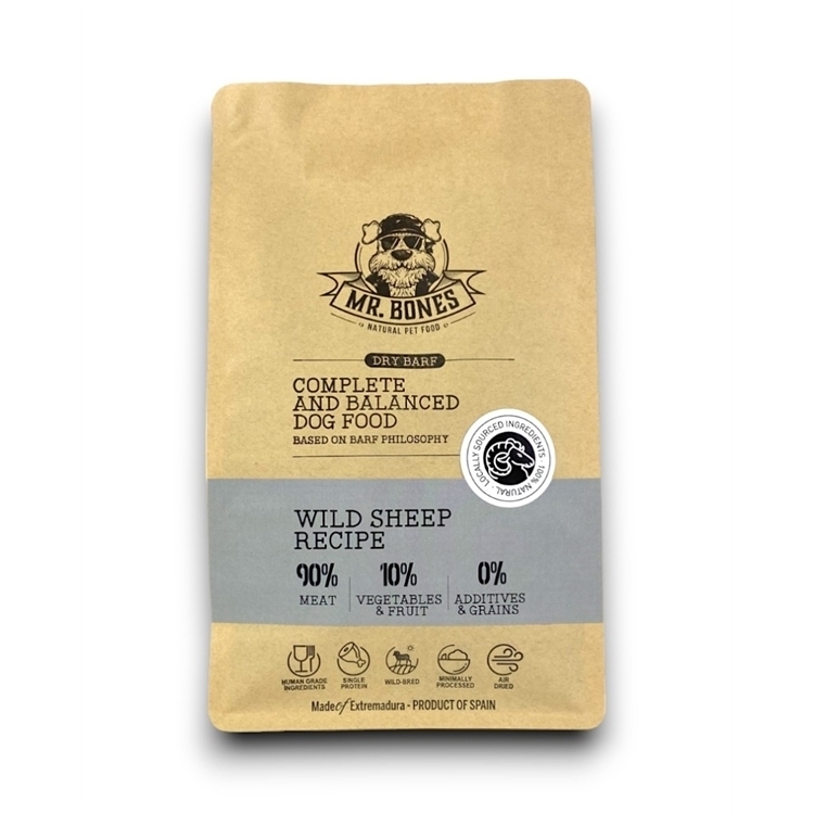 Mr. Bones Dry BARF Wild Sheep Recipe, 450g