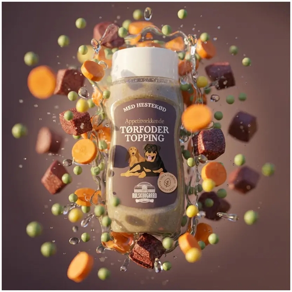 Avlskovgaard tørfoder topping, hest, 300ml
