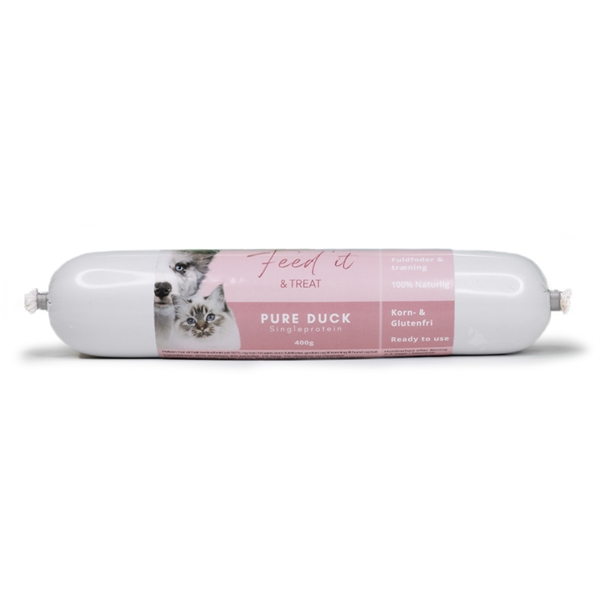 Feed ́It og Treat Pure Duck, 400g