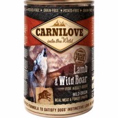 Carnilove dåsemad Lamb & Wild Boar, 400g