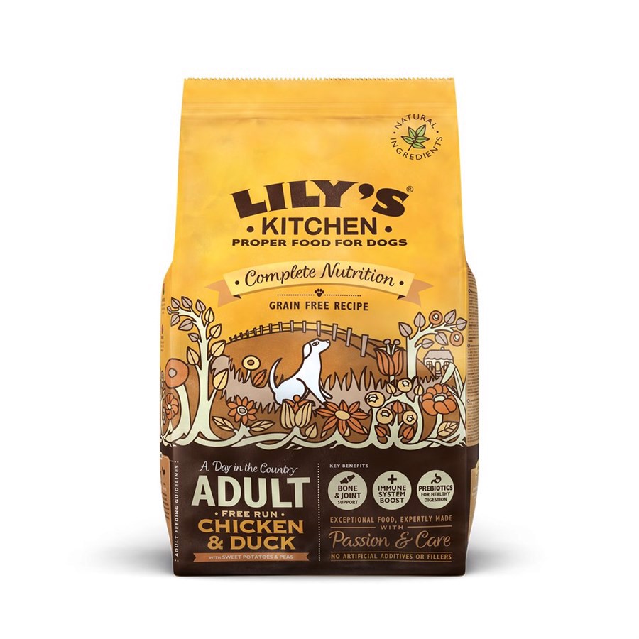 Lilys Kitchen tørfoder Adult Chicken & Duck, 2.5 kg