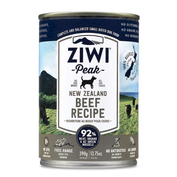 ZiwiPeak dåsemad beef, 390g