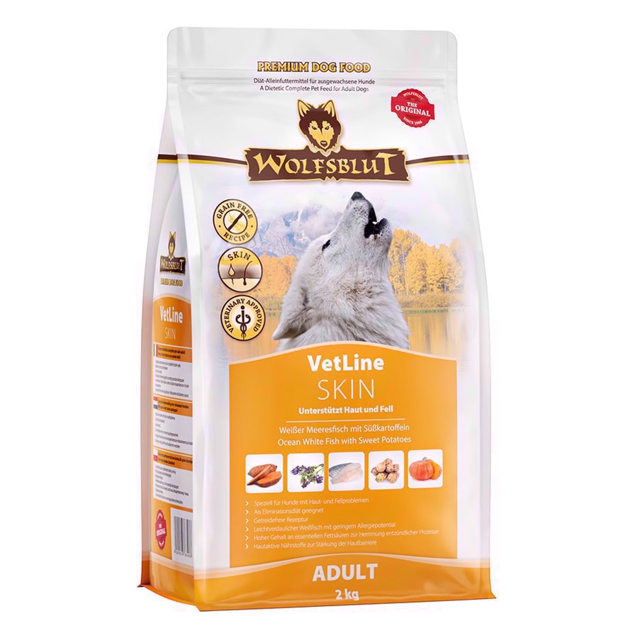 WolfsBlut VetLine Skin & Coat, 2 kg