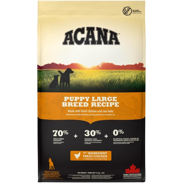 Acana Puppy Large Breed Recipe, 11.4 kg