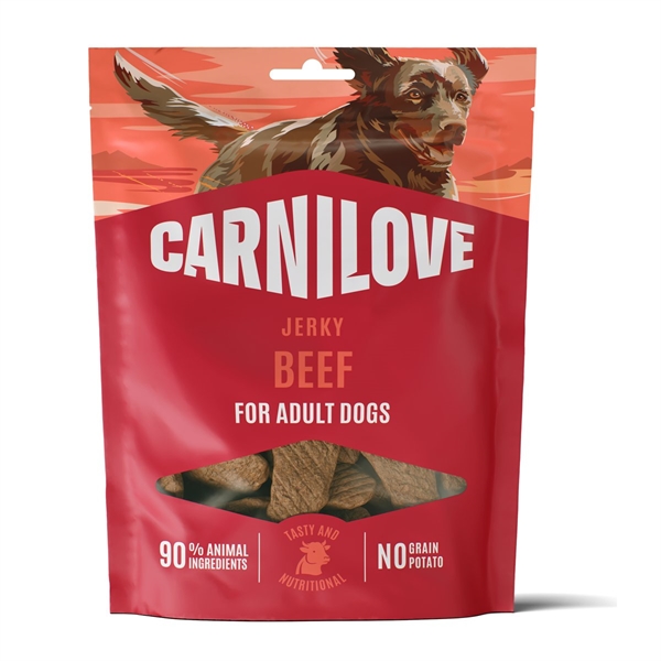 Carnilove Meat Jerky, Beef, 100g