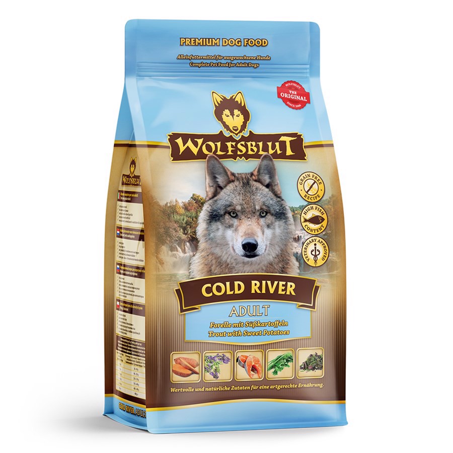Wolfsblut Cold River Adult med fisk, 500 g