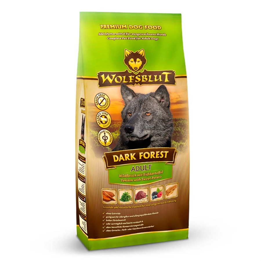 Wolfsblut Dark Forest Adult med vildt - kornfrit hundefoder med vildt