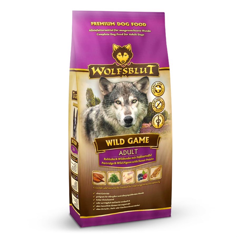 WolfsBlut Wild Game Hundefoder, 12.5 kg
