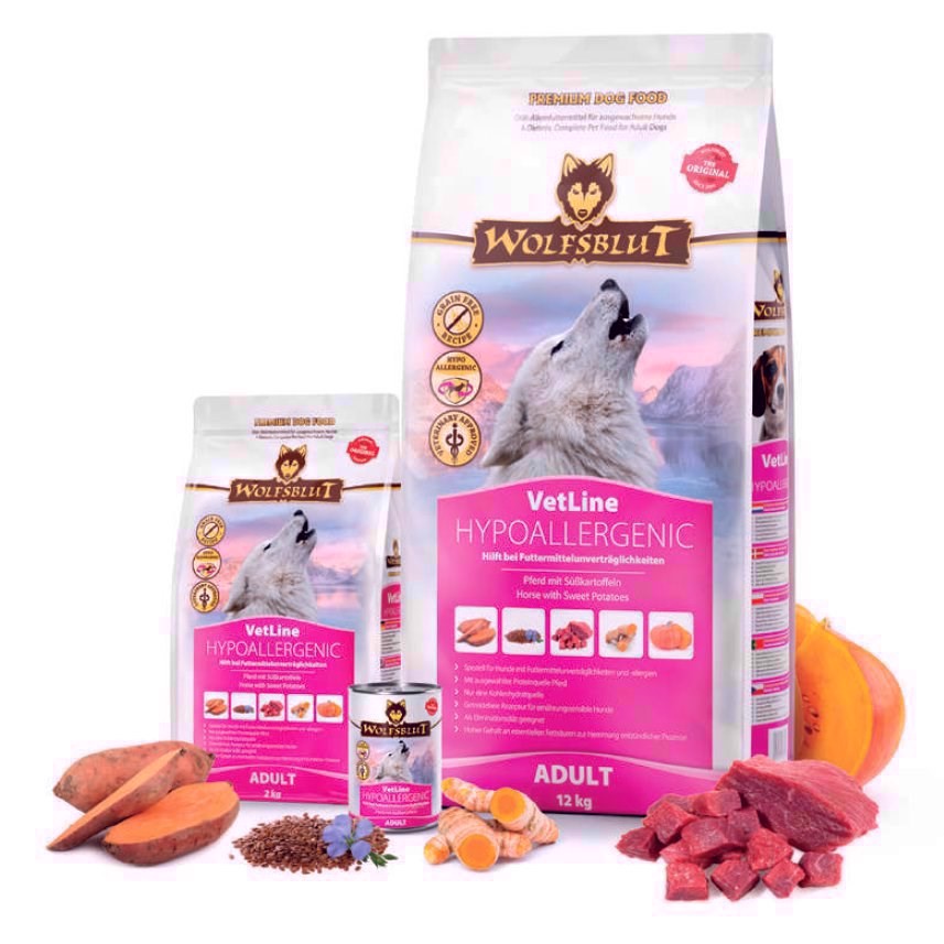 Wolfsblut Vetline Hundefutter Sparbundle - Hypoallergenic, 2 X 2kg