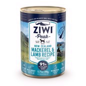 ZiwiPeak dåsemad Makrel og lam, 390g